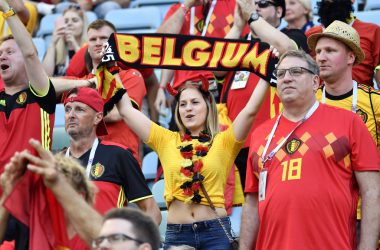 Belgische Fans in Sotschi (Bild: Bruno Fahy/Belga)