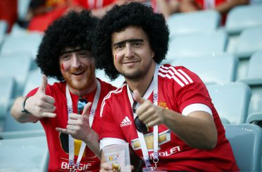Belgische Fans in Sotschi (Bild: Bruno Fahy/Belga)