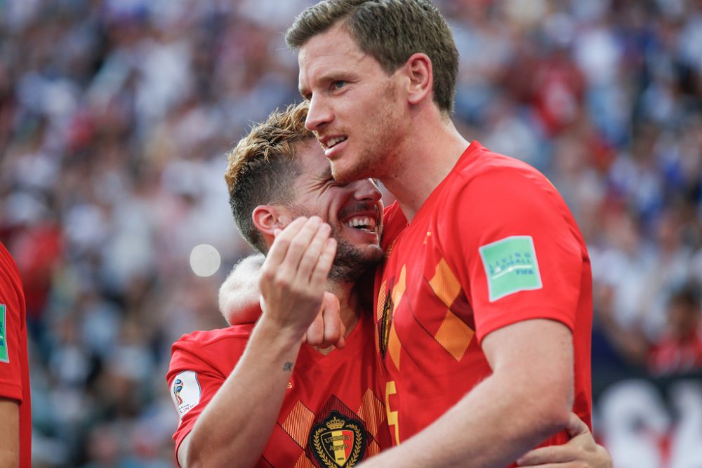 Dries Mertens und Jan Vertonghen (Bild: Bruno Fahy/Belga)