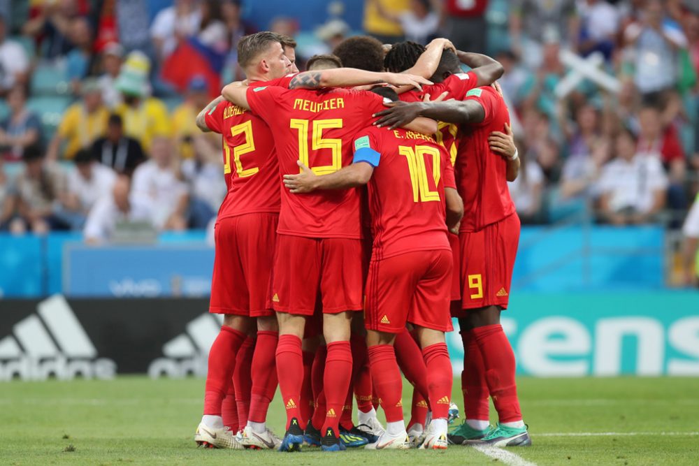 Die Roten Teufel nach dem 2:0 gegen Panama (Bild: Bruno Fahy/Belga)