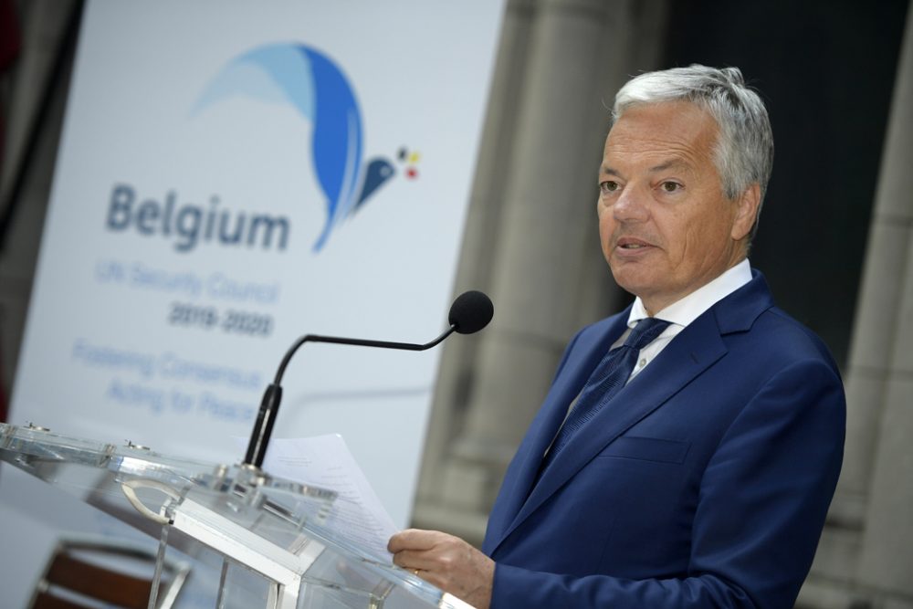 Außenminister Didier Reynders am 6.6.2018 in New York