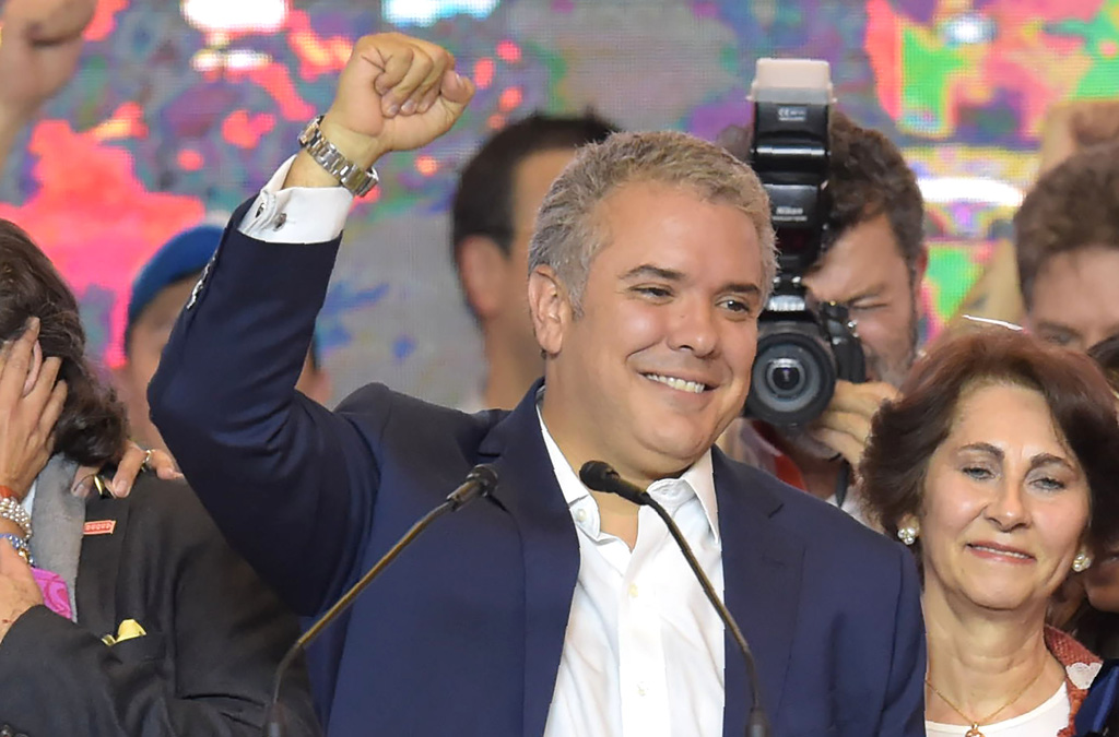 Duque gewinnt die Präsidentenwahl in Kolumbien