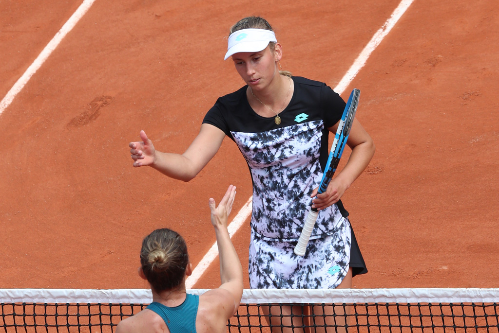 French Open: Elise Mertens scheitert im Achtelfinale gegen Simona Alep (4.6.2018)