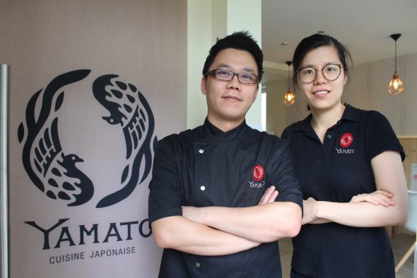 Lin Zhan und ihr Mann vom Sushirestaurant "Yamato" (Bild: Simonne Doepgen/BRF)