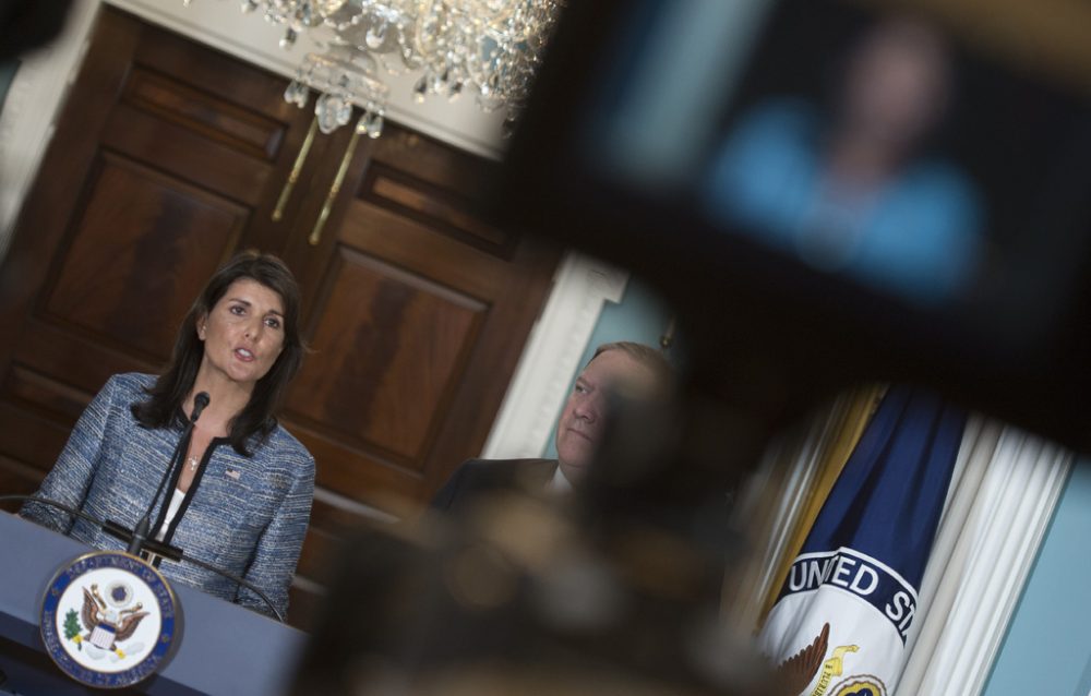 UN-Botschafterin Nikki Haley