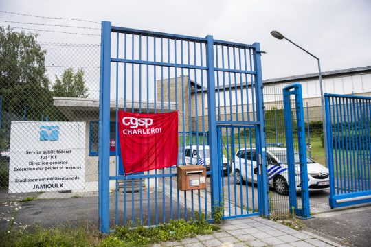 Streik der Gefängniswärter in Jamioulx