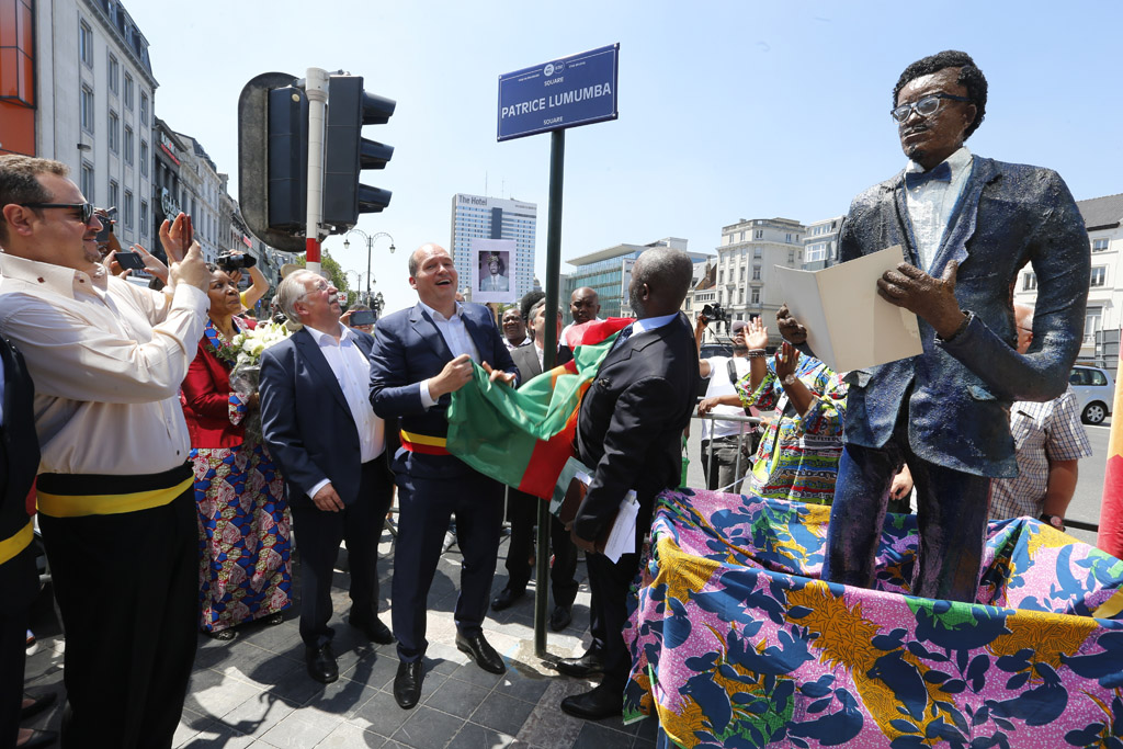 Patrice Lumumba-Platz in Brüssel eingeweiht