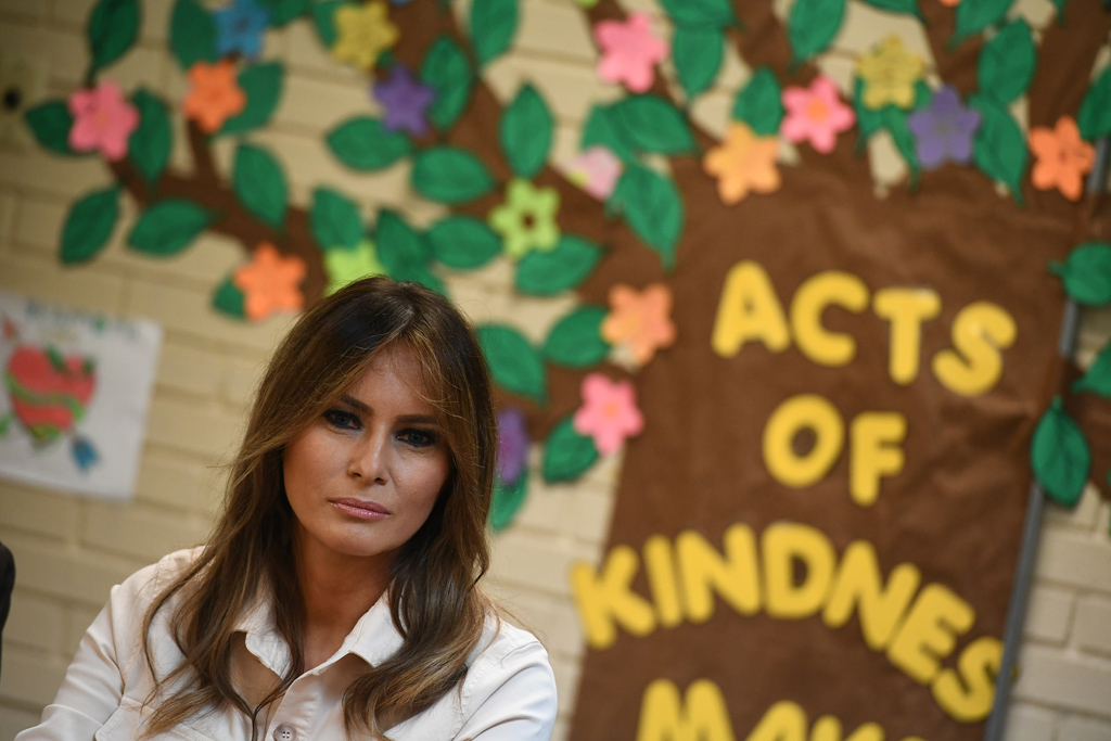 Melania Trump besucht Kinder-Aufnahmezentrum