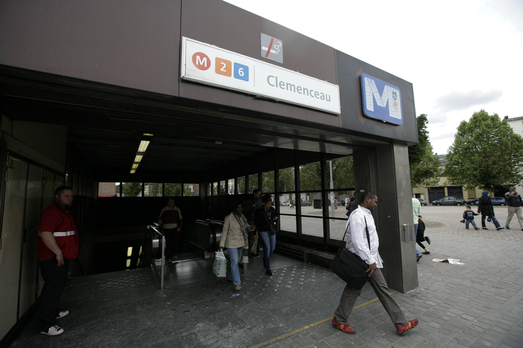 Eingang der Metrostation Clémenceau