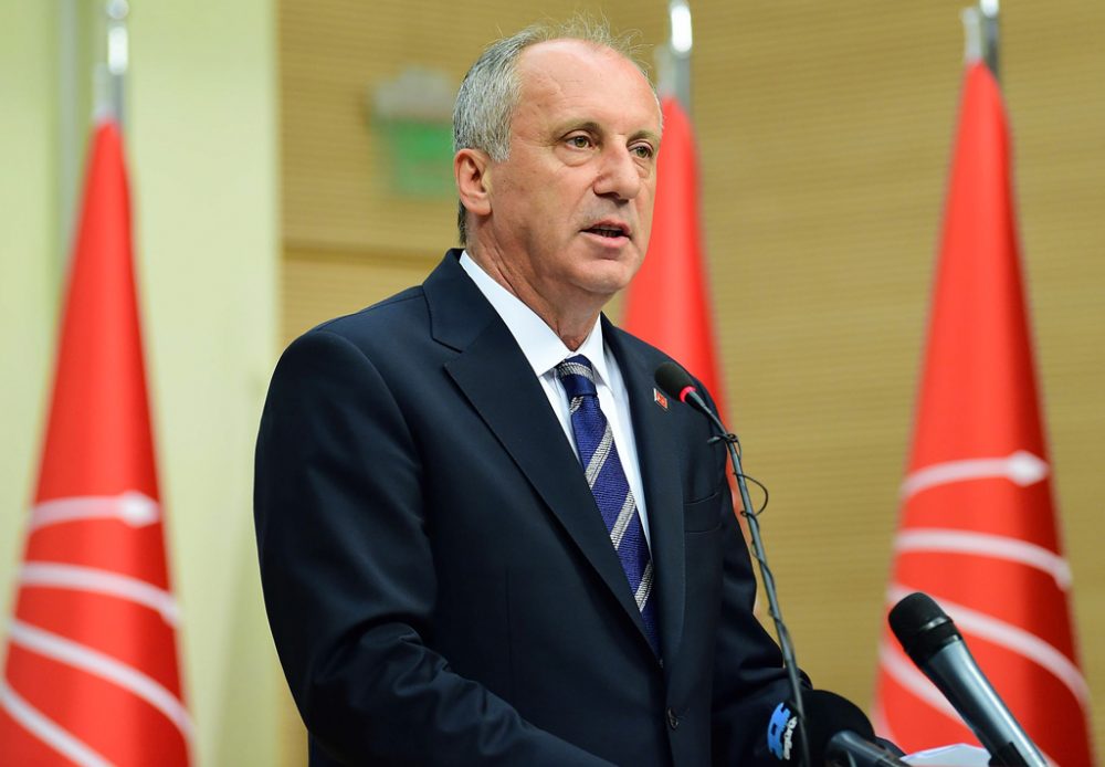 Der türkische CHP-Kandidat Muharrem Ince am 25.6.2018 in Ankara