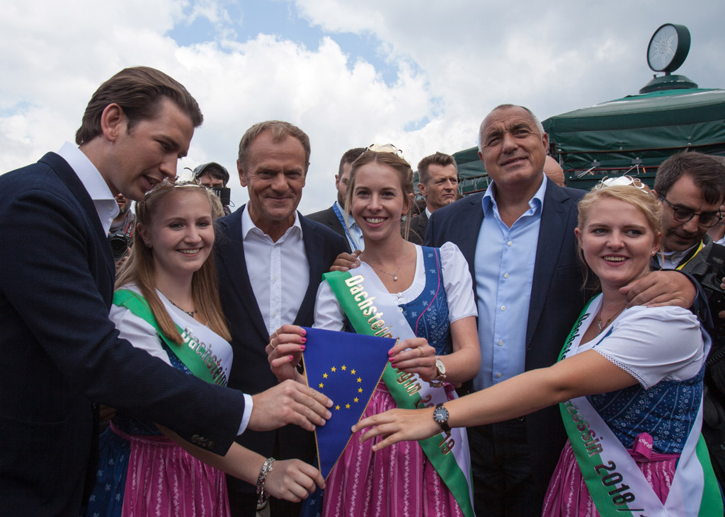 Österreich feiert den Beginn der EU-Ratspräsidentschaft
