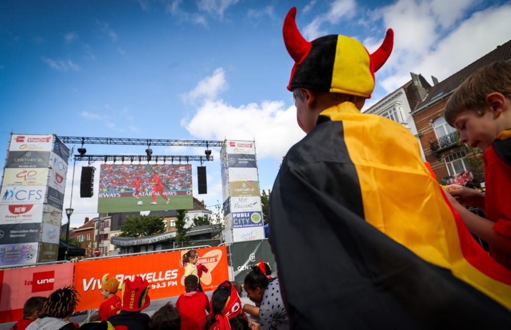 Public Viewing 2018 in Brüssel (Archivbild: Virginie Lefour/Belga)