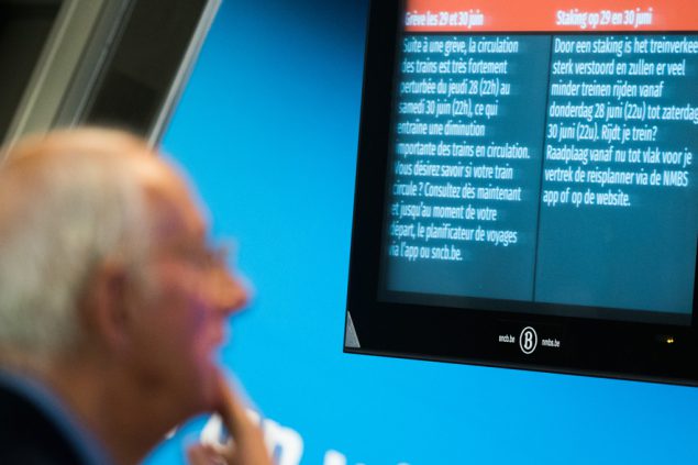 Streik bei der SNCB