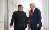 Donald Trump und Kim Jong Un am Dienstag in Singapur