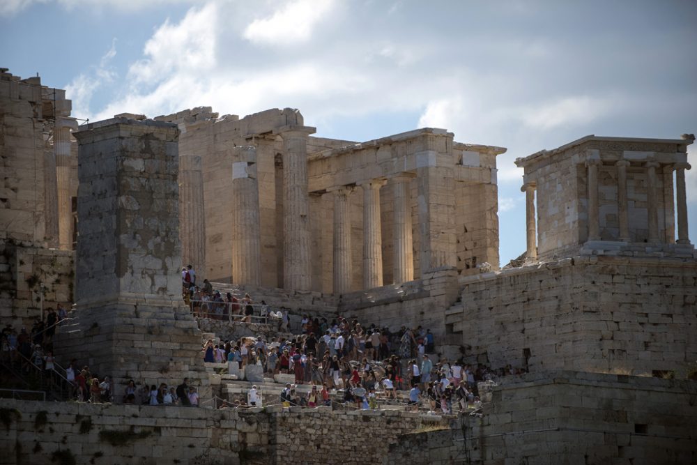 Parthenon auf dem Akropolis-Hügel