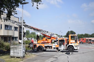 Brand bei FriGera  in Industriezone Eupen