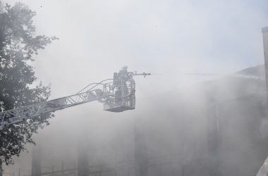 Brand bei FriGera  in Industriezone Eupen