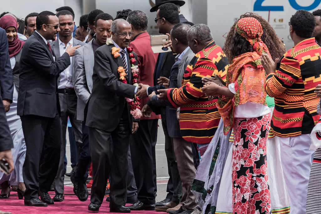Im Juni war bereits eine Delegation aus Eritrea zu Gast in Addis Abeba