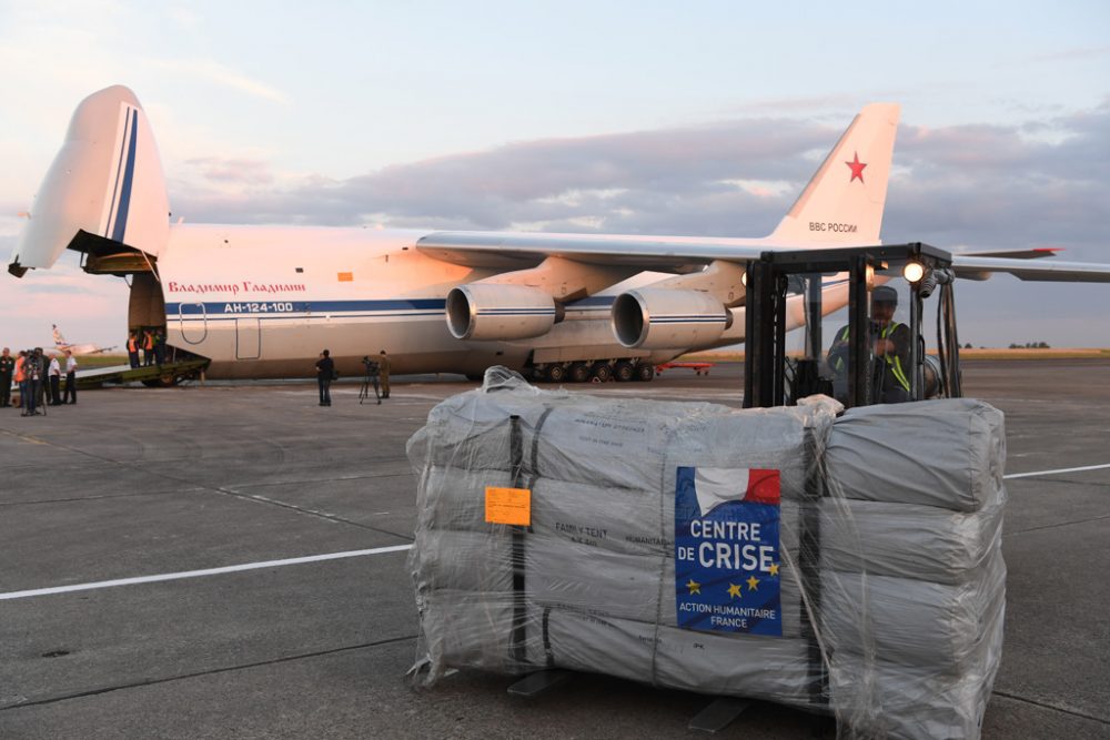 Paris und Moskau schicken gemeinsam Hilfsgüter nach Syrien