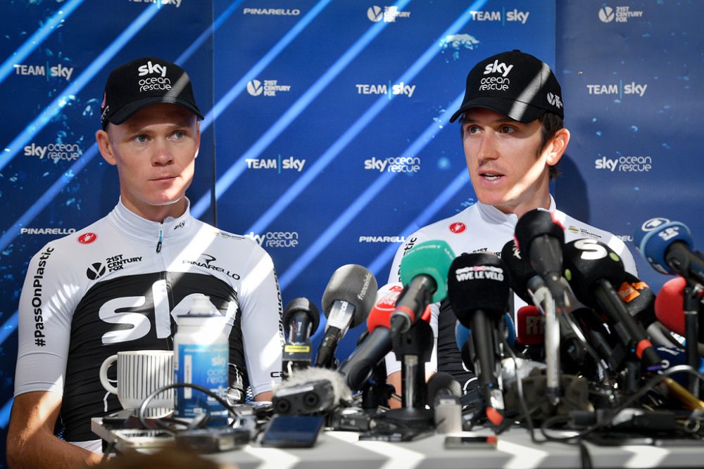 Chris Froome und Geraint Thomas (Bild: David Stockman/Belga)