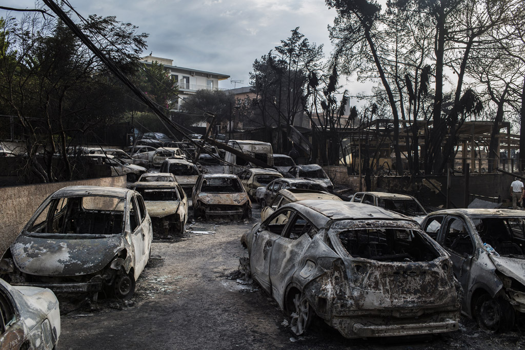 Dutzende Menschen sterben bei Waldbränden in Griechenland