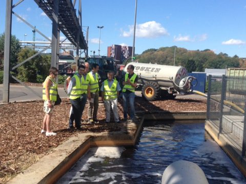 Brauerei AB Inbev in Löwen liefert gereinigtes Abfallwasser an die Stadtgärtnerei von Löwen