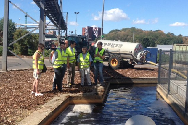 Brauerei AB Inbev in Löwen liefert gereinigtes Abfallwasser an die Stadtgärtnerei von Löwen