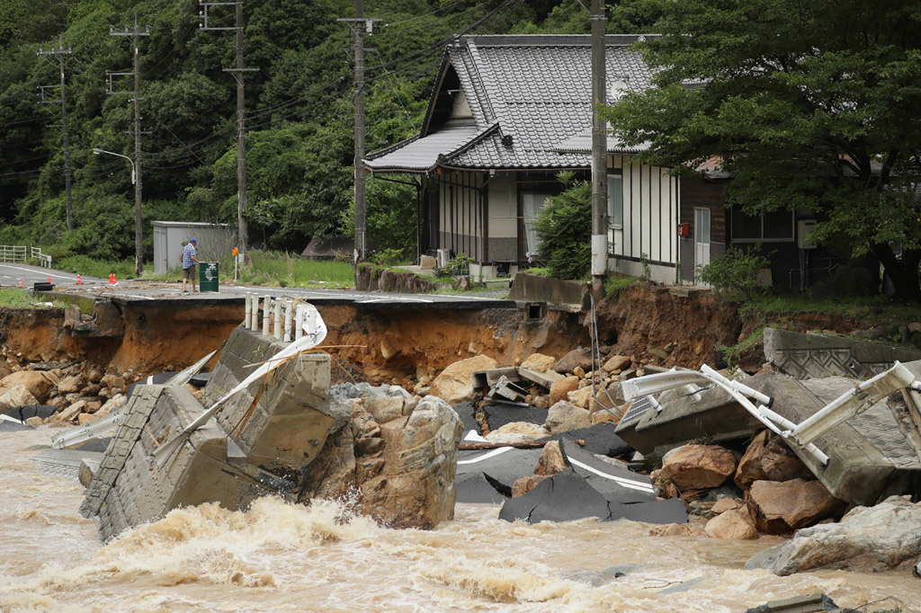 Schwere Unwetter in Japan