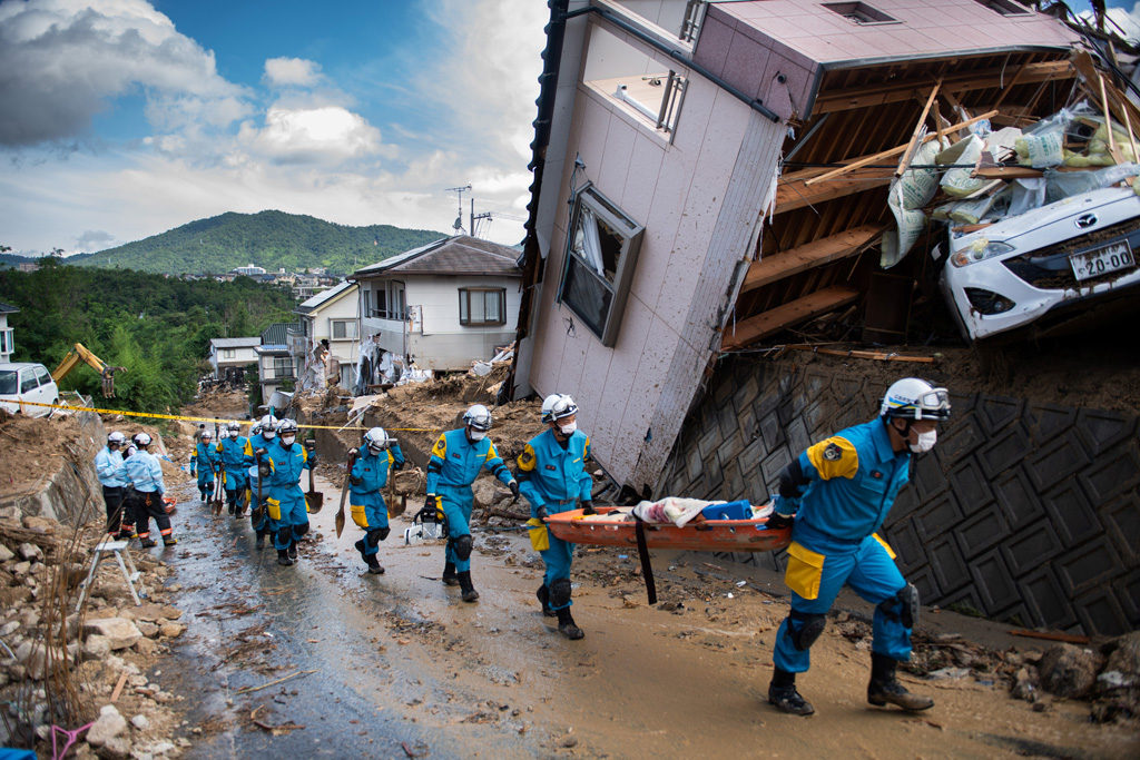 Überschwemmungen in Japan
