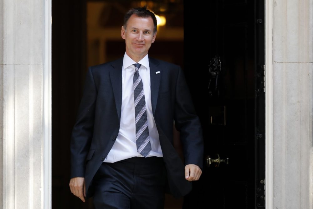 Der neue britische Außenminister Jeremy Hunt