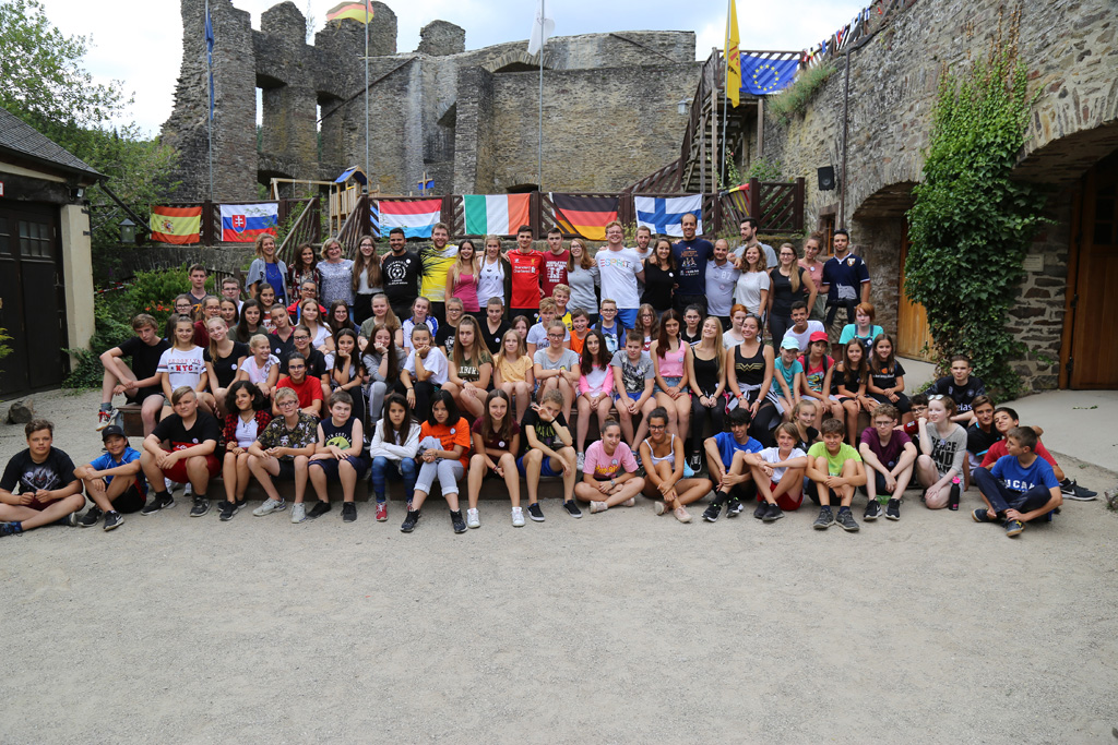 Jugendkulturwochen: Junge Europäer treffen sich auf der Jugendburg in Neuerburg