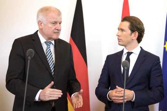 Horst Seehofer und Sebastian Kurz