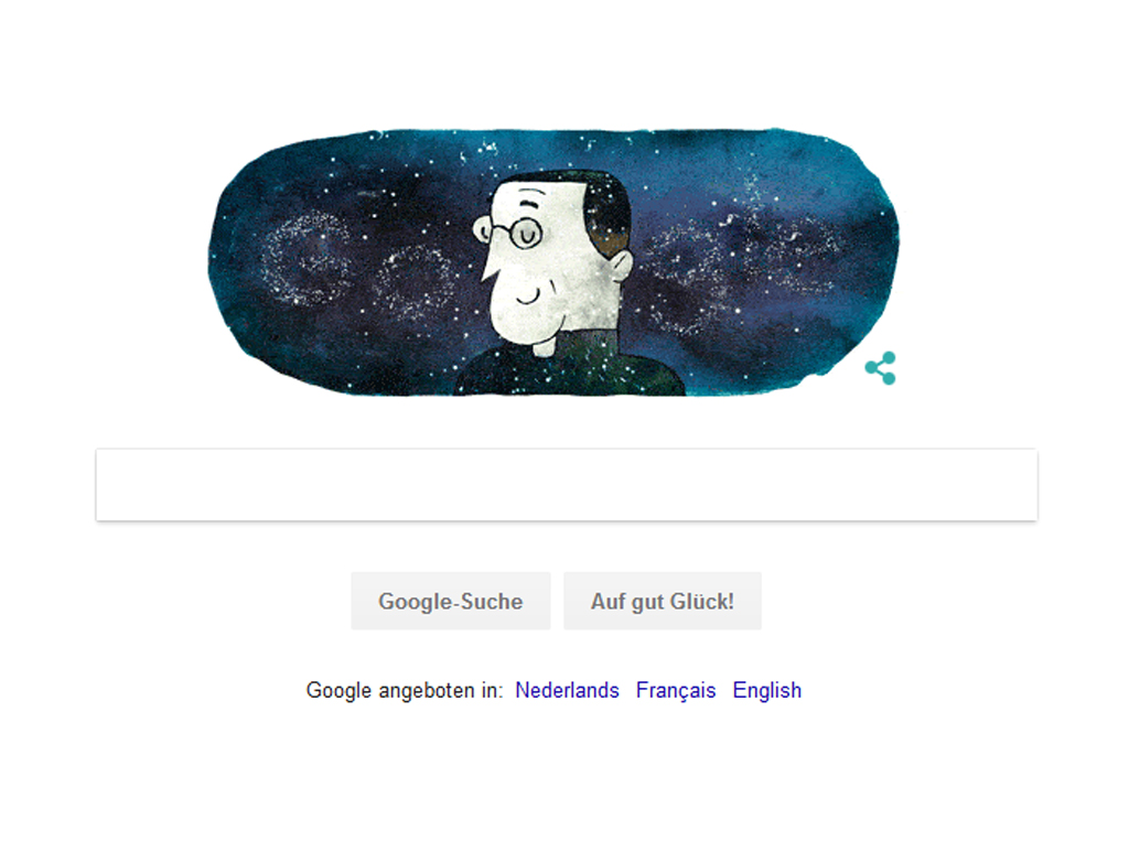 Google ehrt Georges Lemaître