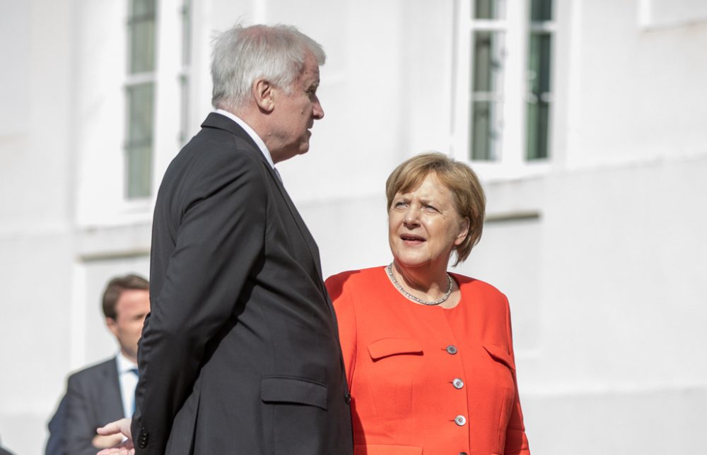 Horst Seehofer und Angela Merkel