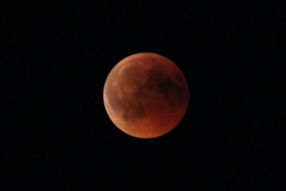 Mondfinsternis über Ostbelgien 27.7.2018 (Bild: Olivier Krickel/BRF)