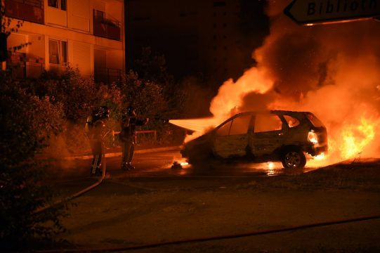 Weitere Krawallnacht in Nantes