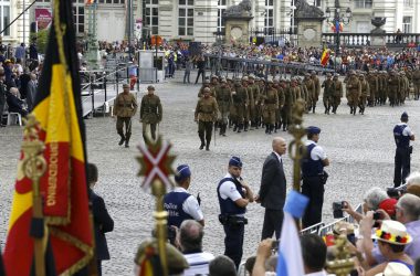 Militätparade zum Nationalfeiertag 2018 (Bild: Nicolas Maeterlinck/Belga)