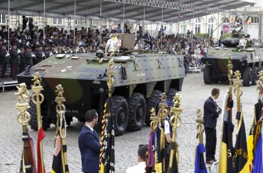 Militärparade zum Nationalfeiertag 2018 in Brüssel (Bild: Nicolas Maeterlinck/Belga)