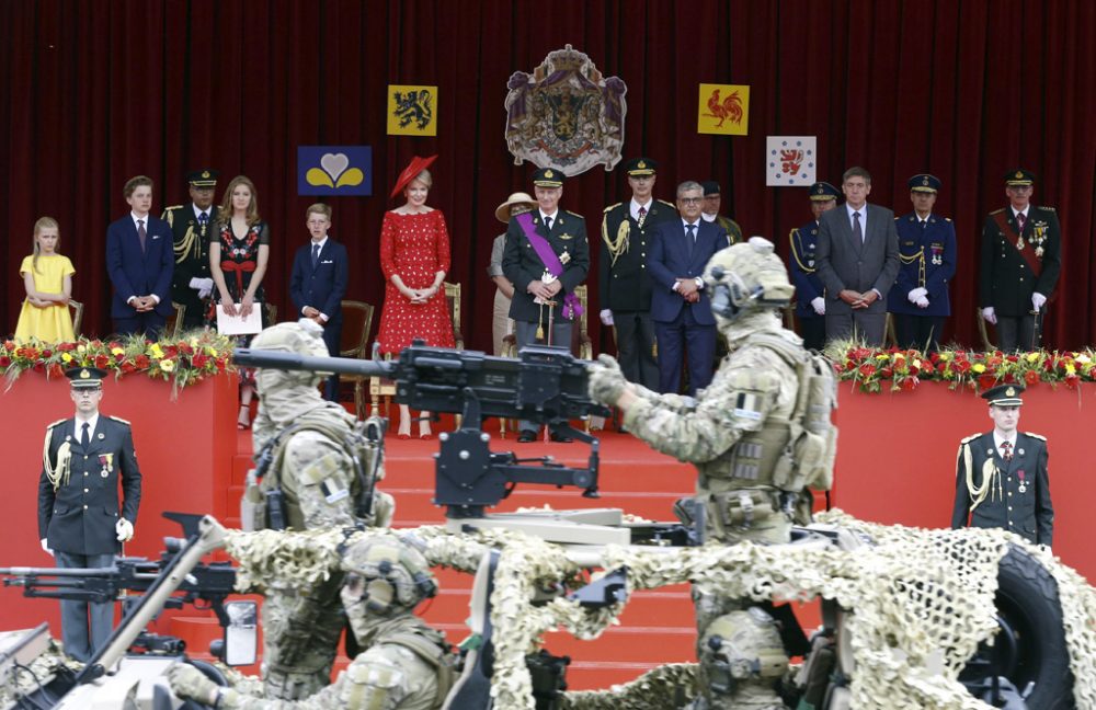 Militärparade zum Nationalfeiertag 2018 in Brüssel (Bild: Nicolas Maeterlinck/Belga)