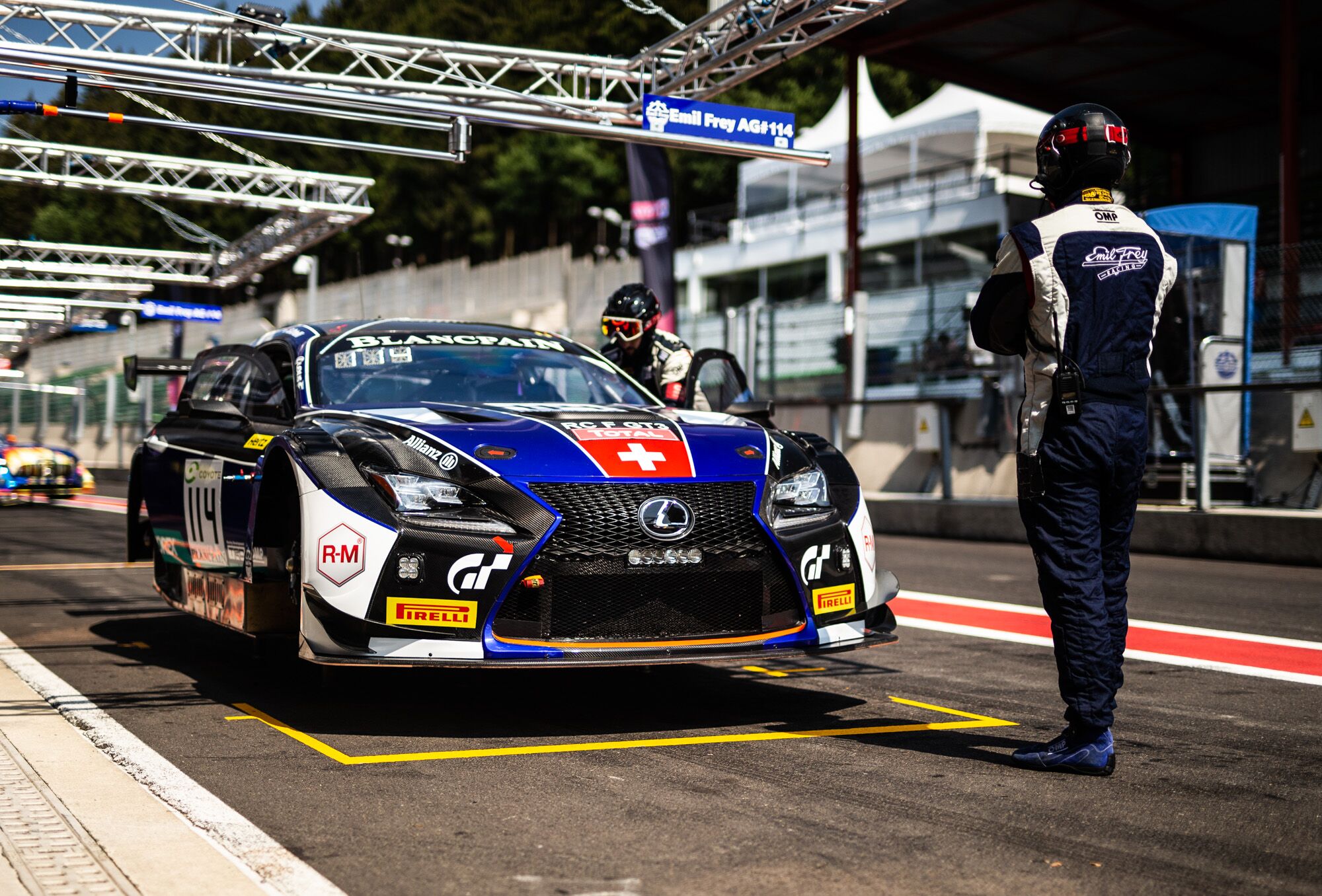 24 Stunden von Spa 2018: der Lexus von Norbert Siedler/Stéphane Ortelli/Markus Palttala (Bild: Emil Frey Lexus Racing)