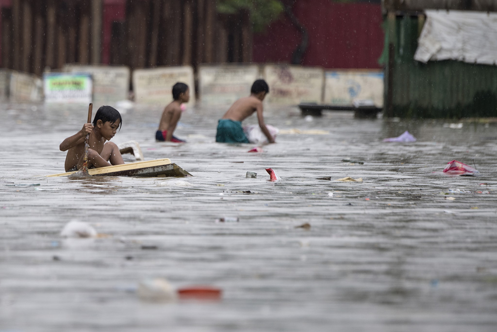 Überschwemmungen in Manila