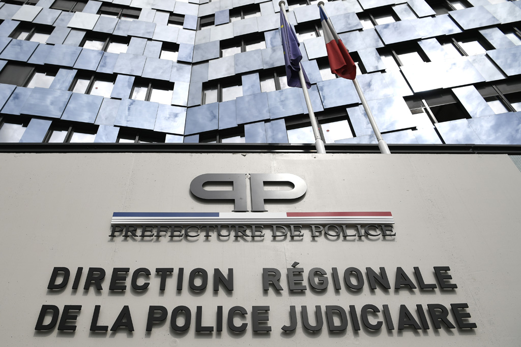 Justizpolizei in Paris