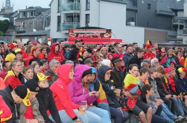 Public Viewing in Eupen am 10.7. (Bild: Lena Orban/BRF)