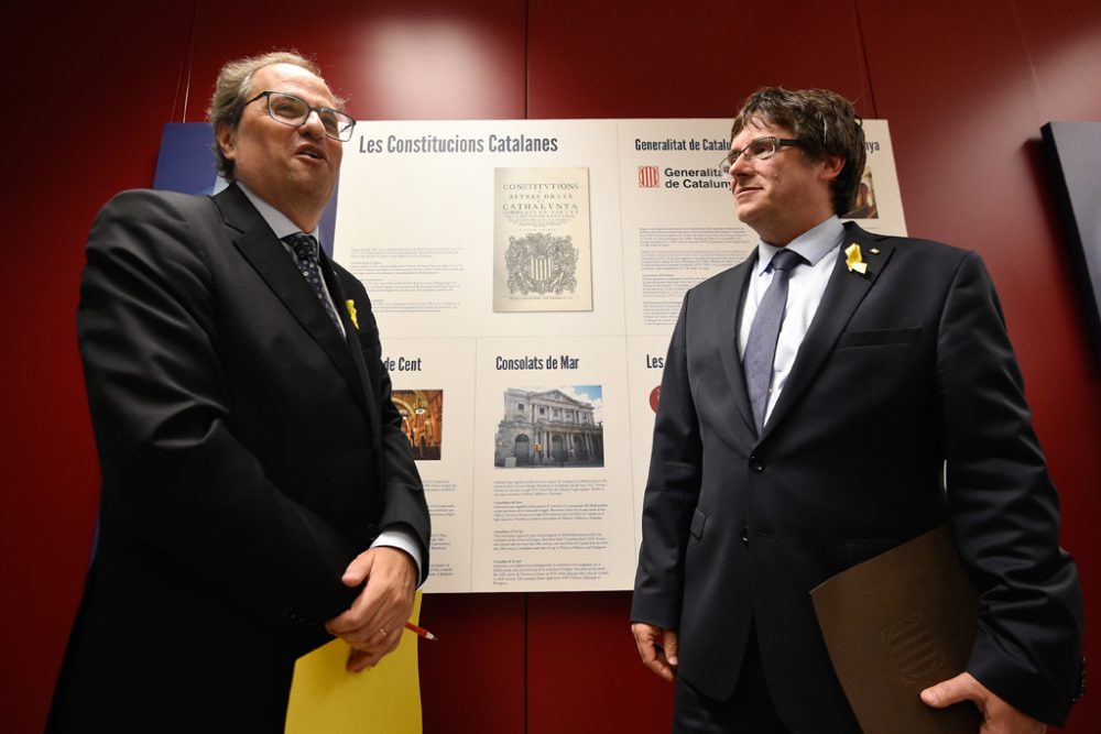 Quim Torra und Carles Puigdemont