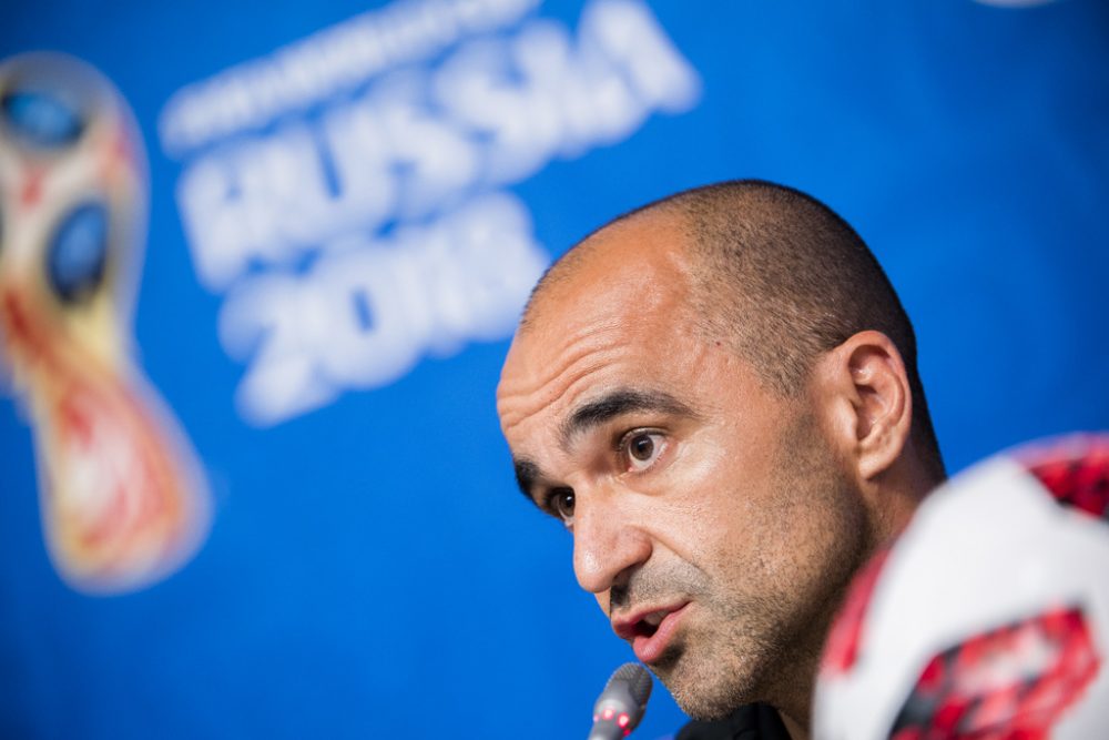 Der Trainer der Roten Teufel, Roberto Martinez, am 13.7.2018 in Sankt Petersburg