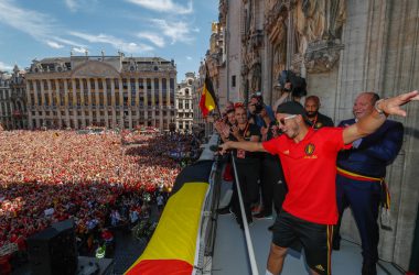 Empfang der Roten Teufel in Brüssel