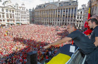 Empfang der Roten Teufel in Brüssel