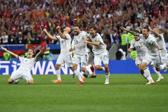 Russland schafft es ins Viertelfinale