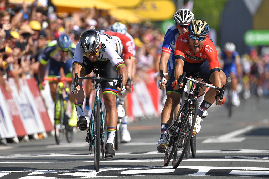 Peter Sagan gewinnt die zweite Etappe der Tour de France