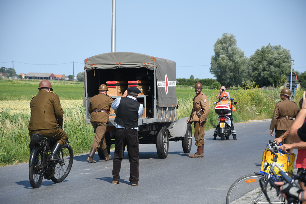 Letzte Ruhe für vier belgische Soldaten aus dem Ersten Weltkrieg